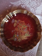 Porcelana talerz Carlton Ware Rouge Rogale rzadki egzemplarz