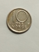 Sprzedam monetę Norwegia 10 ore 1986r. 