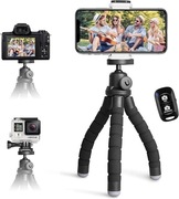 Elastyczny statyw do Tel GoPro Aparatu z pilotem 360° tripod mini lekki 829