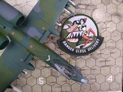 Naszywka A-10 Thunderbolt II Warthog USAF rzep velcro zielona