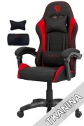 Fotel obrotowy gamingowy ENZO XL RED FABRIC