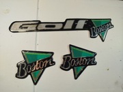 Golf II Boston Gumowe Znaczki Emblemat MK2 Rarytas GTI gtd USA Us