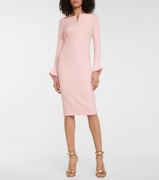 Roland Mouret – jasnoróżowa sukienka Garten, rozmiar XS / 34 / UK 6