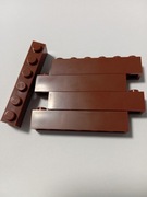 LEGO 3009 Brick  1x6 brązowy 5 sztuk 