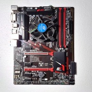 Płyta + procesor + chłodzenie