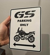 Tabliczka do garażu GS PARKING ONLY R1200GS