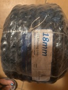 lina cumownicza 18 mm czarna ,20 metrów