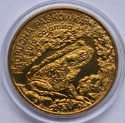 Moneta 2 zł 1998 r. Ropucha paskówka /mennicza/