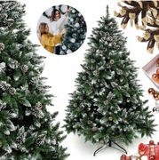 CHOINKA SZTUCZNA SOSNA DIAMENTOWA Zielona Gęsta Naturalna PREMIUM 180cm XXL