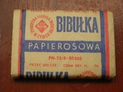 bibułka papierosowa przec. 200 szt. Żywiecka Fabryka Papieru w Żywcu PRL