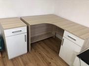 Biurko narożne + szafka