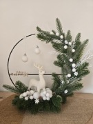 Dekoracja świąteczna z jelonkiem  