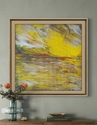 Oryginalny autorski obraz akrylowy "Zapach wiatru" z sygn. autorską i cert.