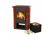 Piec piecyk kaflowy Thorma BORGHOLM Brązowy 7kw ECODESIGN