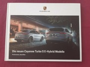 2020 Porsche Cayenne Turbo S E-Hybrid Prospekt niemiecki 44 strony