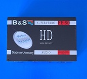 Kaseta magnetofonowa B&S super ferro FE-90 HD, 2 sztuki, nowe, zafoliowane