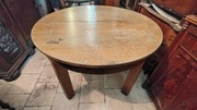 Mega Okazja! Likwidacja Magazynu! Stół Art Deco okrągły, rozsuwany, orzech