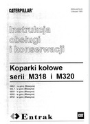 Instrukcja obsługi  Caterpillar  CAT M 318, CAT M 320 PL