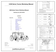 Massey Ferguson 4300 Series Workshop Manual Instrukcja serwisowa naprawcza