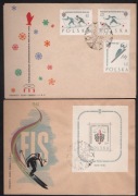 FDC,1149-1151,FIS,Narciarske Mistrzostwa świata , Zakopane1962