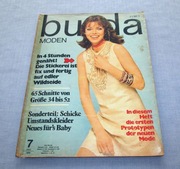 Burda Moden 7/1970 magazyn mody + wykroje Vintage