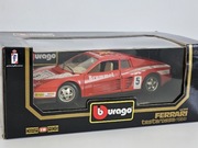 Ferrari testarossa z 1984 Burago w skali 1/18 unikat