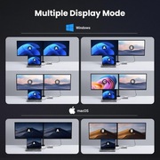 UGREEN USB C Dockingstation z dwoma złączami HDMI