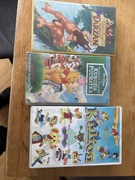 Kaseta kasety VHS Tarzan Kulfon Kubuś Puchatek