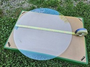 Koło z szkło hartowane szlifowane kółko na stolik osłona tempered glass