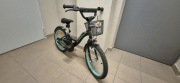 Rowerek dziecięcy Tomabike Platinum 16" czarno-turkusowy