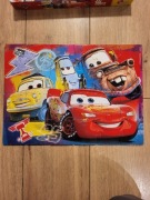 Zestaw puzzli plus kwiatowa układanka dla dzieci.Puzzle Zygzak, Strażak Sam