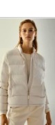 Massimo Dutti kurtka puchowa kremowa 38/M