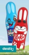 Figurka czekoladowa zając KitKat Smarties 45-50g 
