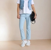 Flare cropped hight waist spodnie Sinsay 38