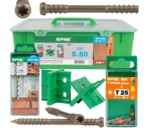 SPAX 5x50 wkręt tarasowy 5x50mm Stare złoto brak częsci wkrętów