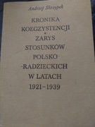 Skrzypek Kronika koegzystencji zarys stosunków Polsko Radzieckich 1921-1939