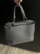 Szara torebka torba damska do ręki Gino Rossi