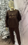 Komplet dresowy Lamanuel czekoladowy 