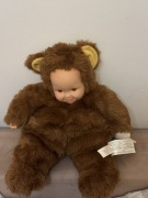 Anne Geddes Baby Bears Plush Bean Collection 38cm 1997