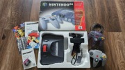 Nintendo 64, N64, box, dwa pady, z expansion pack, NTSC, kompletny zestaw