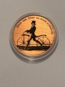 Historia roweru. Kolekcjonerska. Miedź fi 32 mm. Gyges