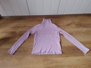 Old Navy różowy śliczny golf prążk 10l r.146-152 bdb