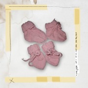 Zestaw dla noworodka skarpetki i rękawiczki 