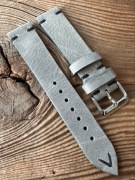 Pasek do zegarka 20 mm handmade skóra naturalna ręcznie robiony
