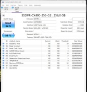 Dysk SSD 256GB GoodRam CX-400 G2 testowany sprawny niski przebieg 