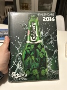 TERMIANARZ KALENDARZ CARLSBERG 2014 NOWY W FOLII 