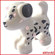 LEGO 93088pb04 PIES piesek SZCZENIAK dalmatyńczyk biały