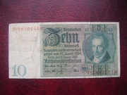 Banknot Niemcy - 10 marka 1929 r.