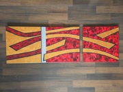 abstrakcyjny obraz olejny, duży