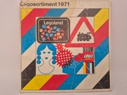 KATALOG LEGOASORTYMENT LEGOLAND 1971r VINTAGE